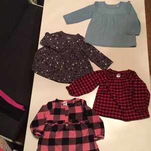 Bundle of 12 m long sleeve tops